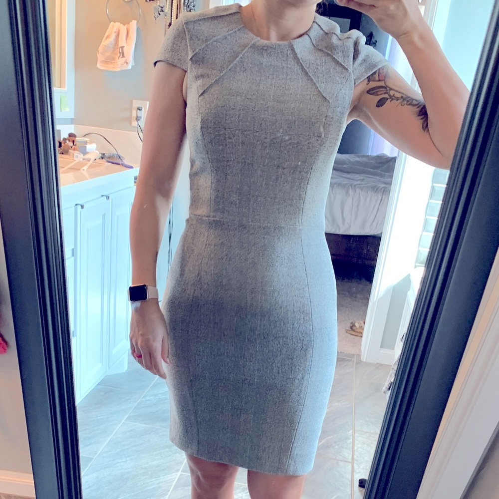 Flattering Gray Dress